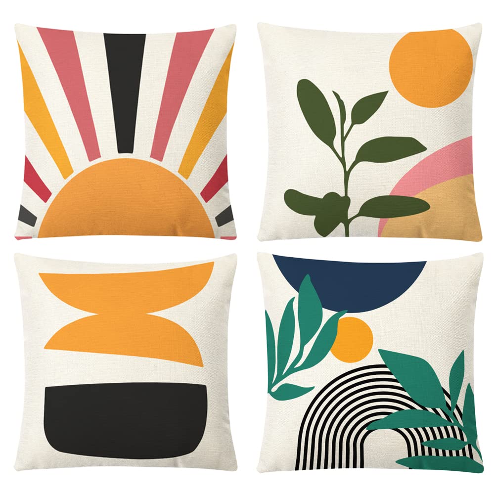 Boho Geometric Pillow Cover Set