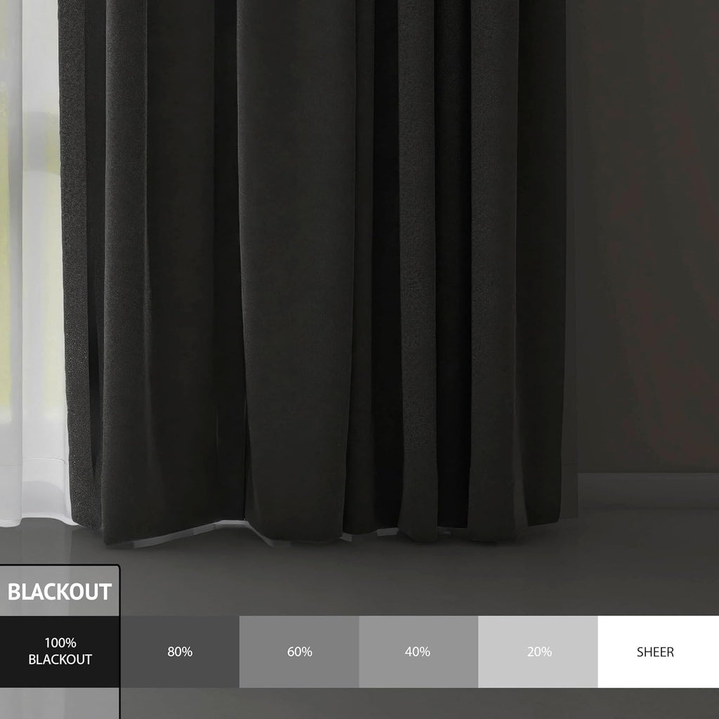 Indigo Jakarta Blackout Curtains 84 Inch