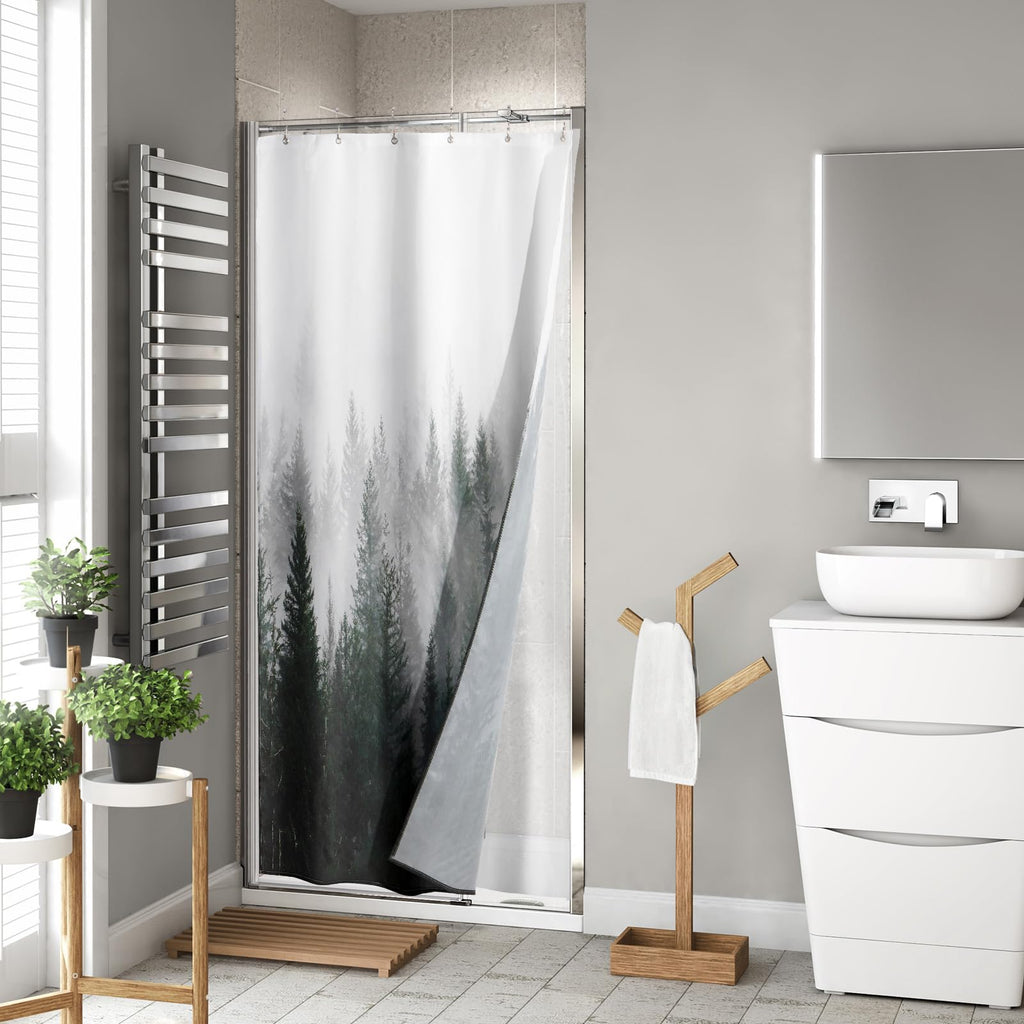 Black Forest Shower Curtain Set