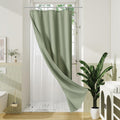 Textured 3-in-1 Shower Curtain Set