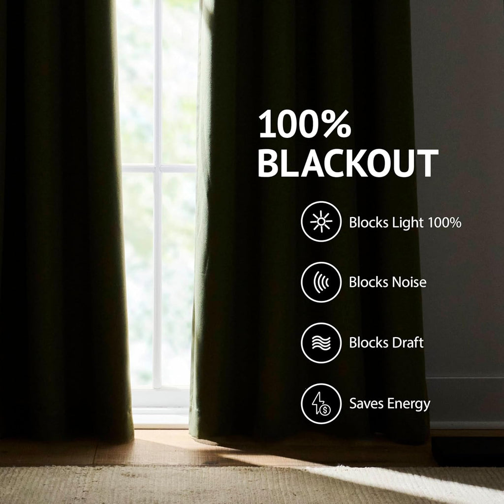 Indigo Jakarta Blackout Curtains 84 Inch