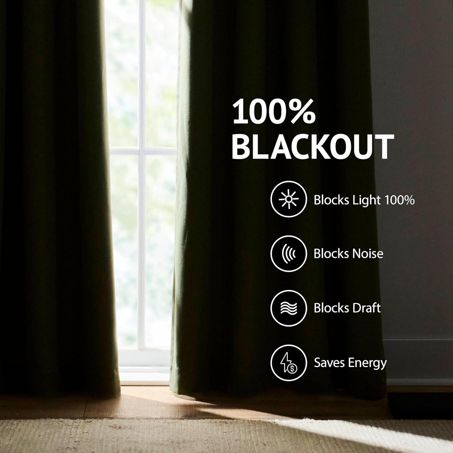Indigo Jakarta Blackout Curtains 84 Inch