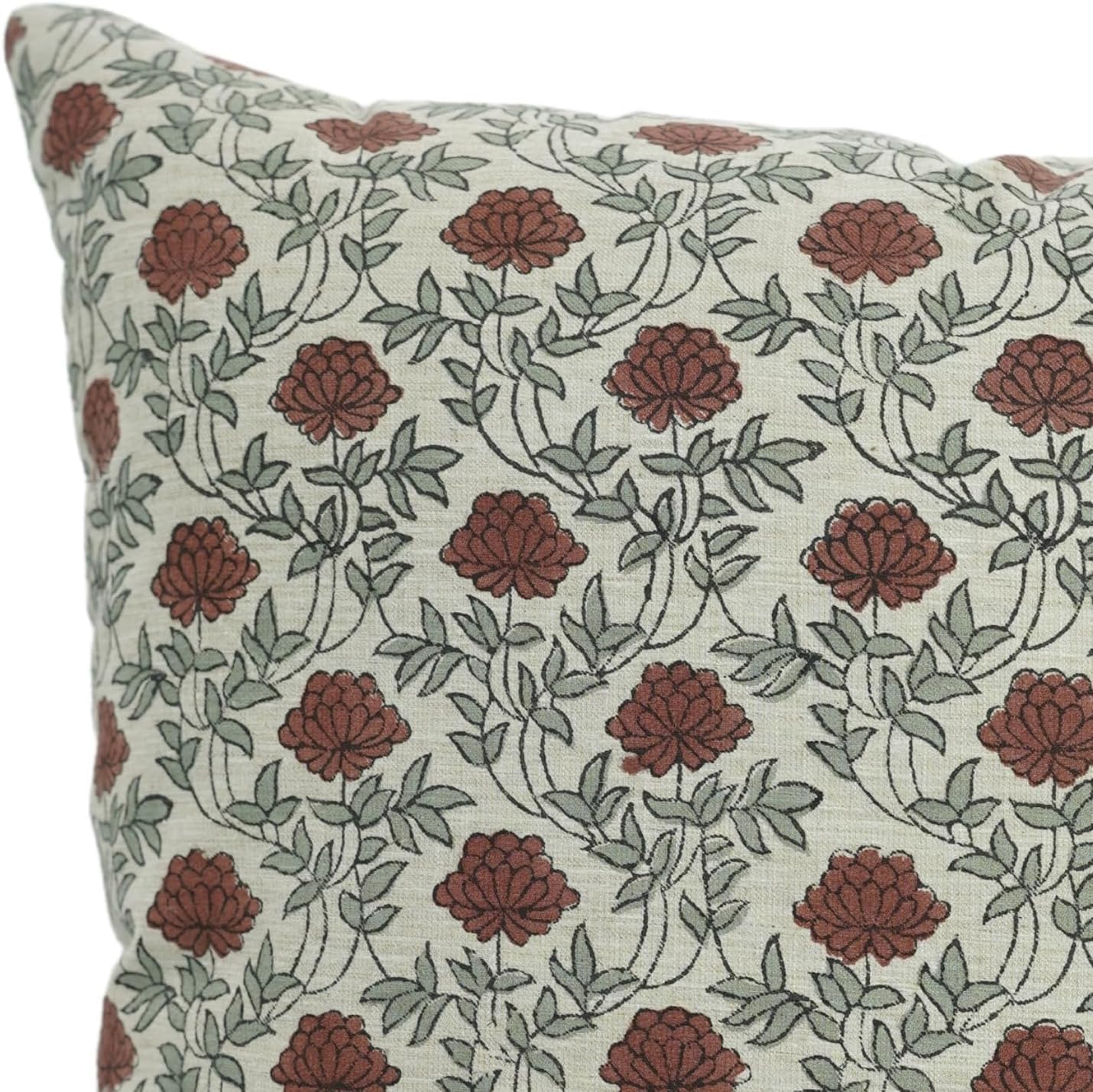 Boho Floral Pillow Cover Set