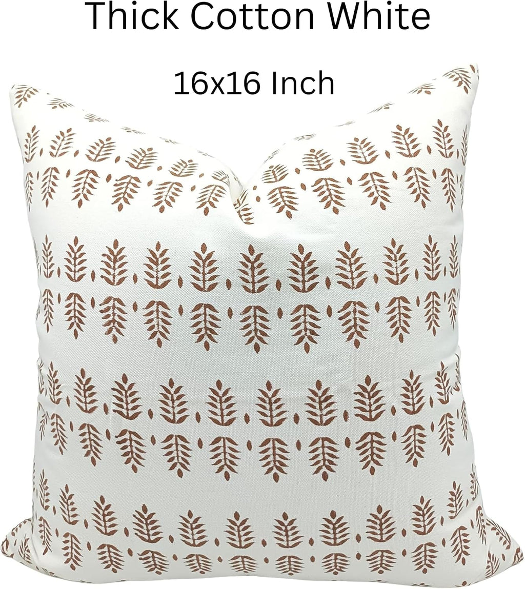 Boho Floral Pillow Cover Set