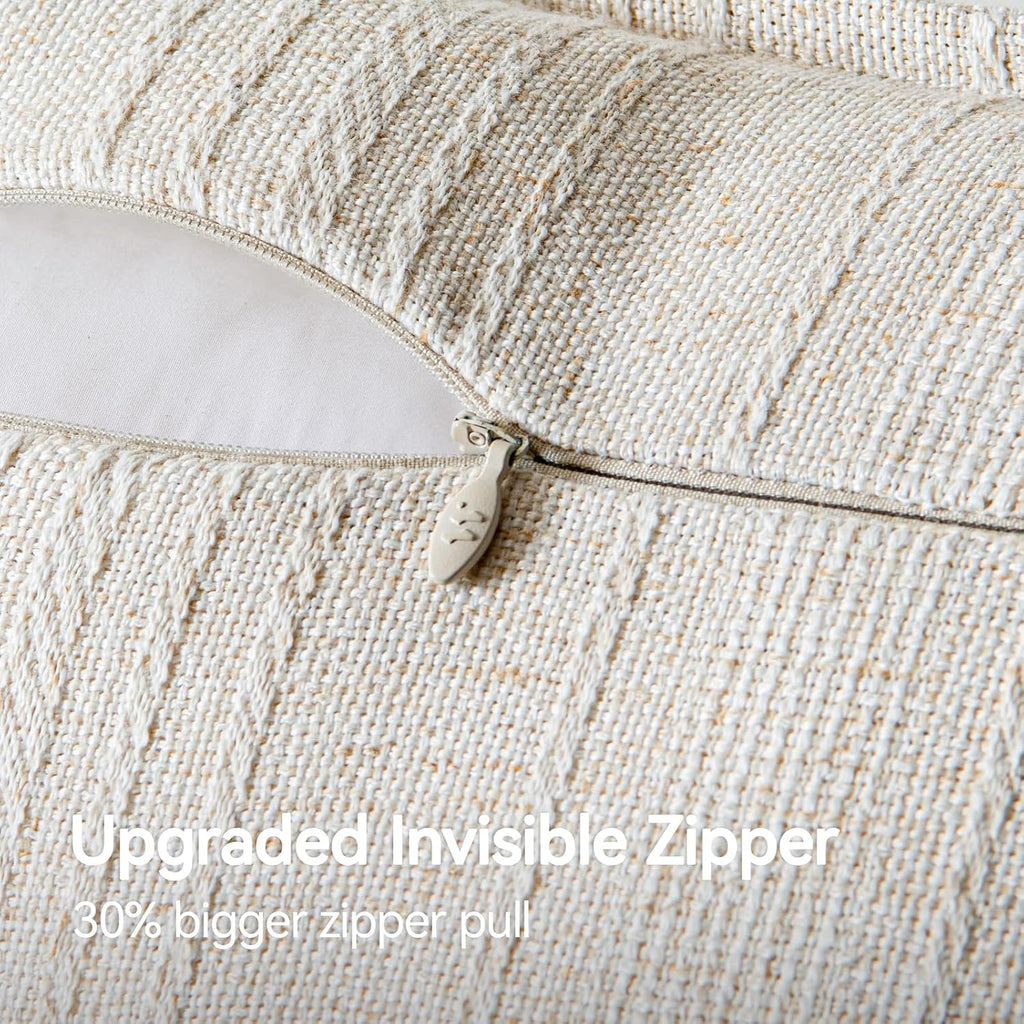 Ivory Linen Pillow Cover Set of 2