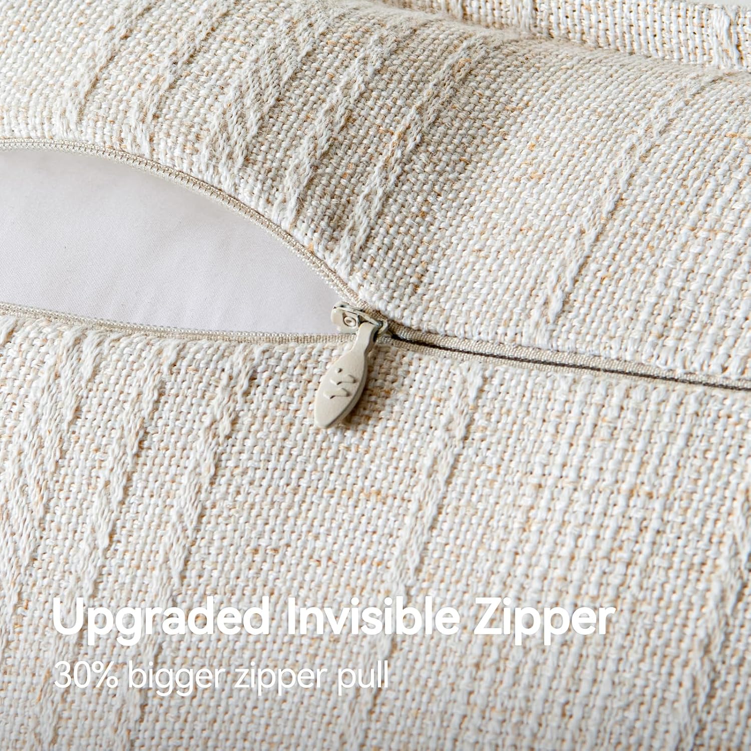Ivory Linen Pillow Cover Set of 2