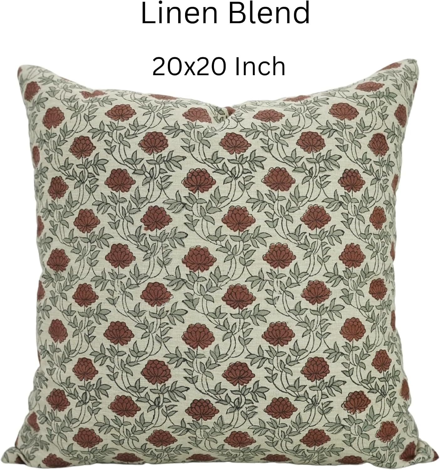 Boho Floral Pillow Cover Set