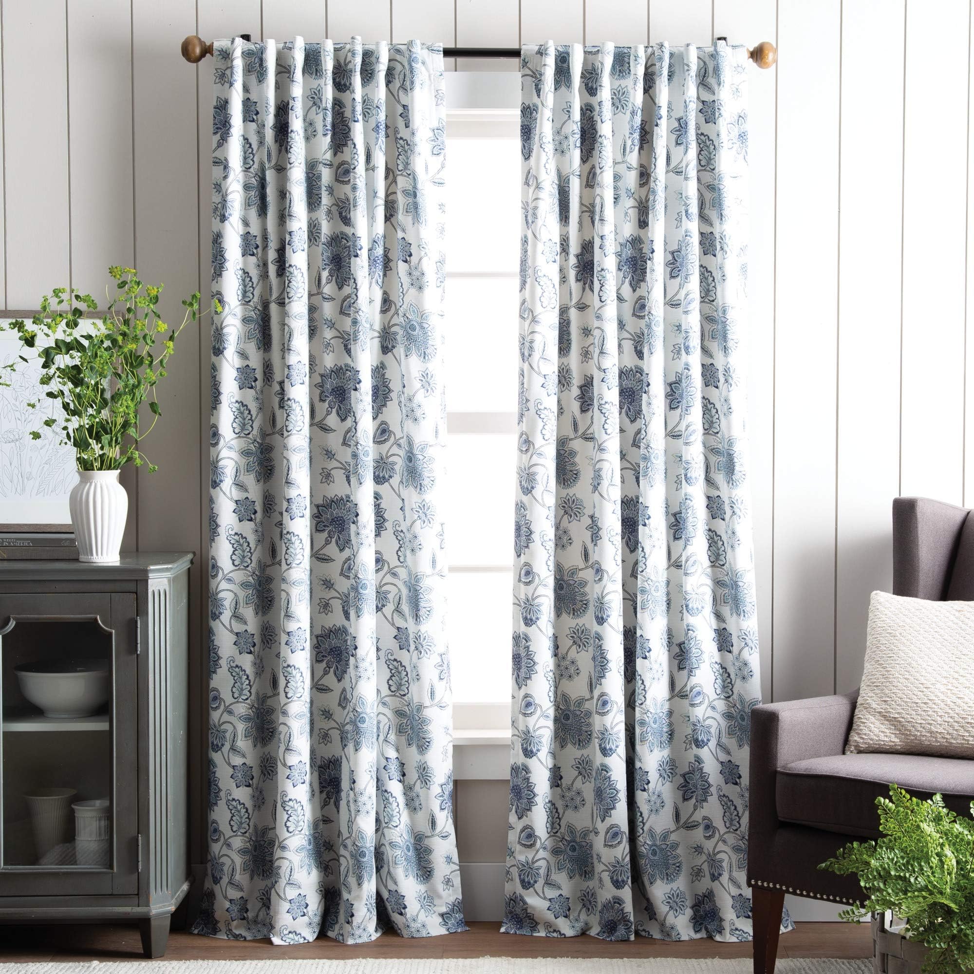 Indigo Jakarta Blackout Curtains 84 Inch