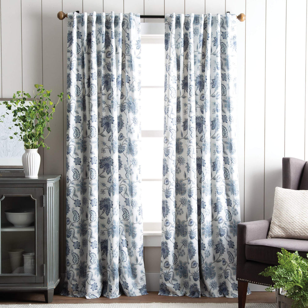 Indigo Jakarta Blackout Curtains 84 Inch