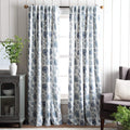 Indigo Jakarta Blackout Curtains 84 Inch